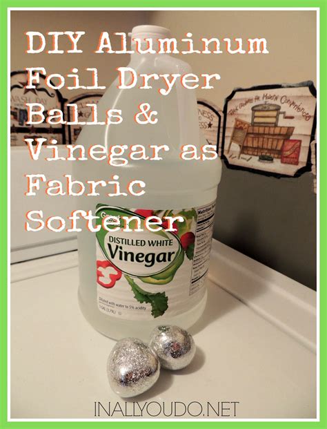 use aluminum foil as fabric softener|aluminum foil dryer balls diy.